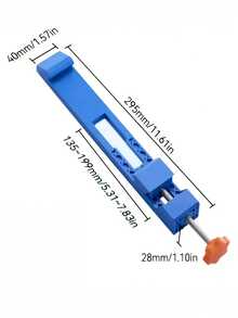 Adjustable Cutting Base Guide For Circular Saw Precision Guide With Milling Hine Positioning Clamp Ideal For Woodworking And Marble Cutting Tasks - Blue - View 2