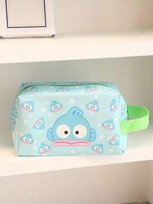 SANRIO 朋友卡通可爱化妆包，带提手洗漱包，大容量旅行收纳包，适合 Melody，多种设计 - 彩色 - 查看 9