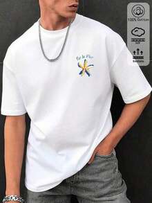 2026 Unisex T-Shirt, Pure Cotton T-Shirt For Spring And Summer With Starfish Design, Soft, Breathable, Short-Sleeved White For The Beach And Outdoor Activities, Ideal For Comfortable And Casual Wear For Everyday Use, Vacations And Festivals, With A Fun Starfish Print - A Perfect Gift For Ocean Lovers. - White - View 3