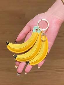 1 Bộ - Móc khóa hình quả chuối sáng tạo (3 chiếc/bộ) | Mặt dây chuyền hình trái cây dễ thương và thời trang | Phụ kiện móc khóa túi xách phong cách thiết kế, quà tặng lễ hội, tốt nghiệp, tri ân thầy cô, quà sinh nhật, quà tặng mẹ, quà Ngày của Mẹ - Nhiều màu - Xem 5