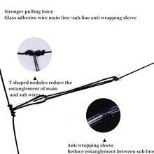 2pcs Outdoor Hercules Horse Shaped Fishing Hooks, Stainless Steel Fishing Hooks With 5 Hangers, Suitable For Sea Rods - Multicolor - View 8