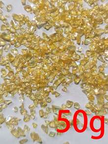 20-50g Colorful AB Transparent Colored Decorative Glass Crushed Stones, Asymmetrical Shape DIY Decoration Materials - Multicolor - View 21