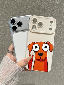 1个卡通比熊犬印花手机壳，采用可爱的橙色比熊犬插画设计，可爱治愈风格，柔软亲肤材质，防摔耐磨，全面保护日常使用，精准开孔兼容主流机型，自用或送礼皆宜，展现个性与趣味。 - 白色 - 查看 6