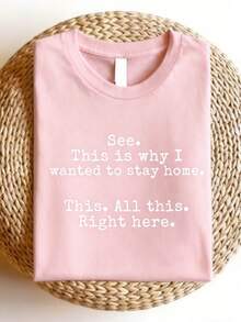 See This Is I Wanted To Stay Home Shirt, Funny Sayings-Shirt, Sarcastic Tee, Friends, Introvert Shirts, Humor-Shirts, This All This Right Here Tees.- 2021100 100% Comfortable Cotton - Hồng - Xem 1