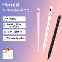 1 bút cảm ứng điện dung độ chính xác cao, độ nhạy cao, thiết kế từ tính chống chạm nhầm, phù hợp với iPad 2025 2024 2023 2022 2021 2020 2019 2018 4 5 9th 10th Air 5 Series - Xem 2