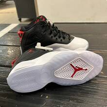Nike Jordan B'Loyal Comfortable And Versatile Simple Shock-Absorbing And Wear-Resistant Mid-Cut Basketball Shoes For Medium And Large Children - Black - View 5
