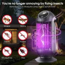 4000mAh USB Rechargeable Quiet Optical Mosquito Repellent Lamp, Home Anti-Mosquito Light - Multicolor - View 6