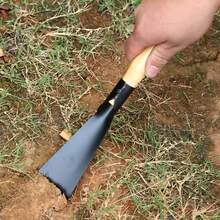 Bộ 2/1 cái bay cầm tay bằng kim loại bền chắc, kiểu đầu phẳng và đầu nhọn, thích hợp cho làm vườn, làm cỏ, đào đất, cấy ghép và trồng cây - Dụng cụ làm vườn tiện lợi - Nhiều màu - Xem 5