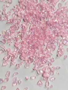 20-50g Colorful AB Transparent Colored Decorative Glass Crushed Stones, Asymmetrical Shape DIY Decoration Materials - Multicolor - View 4