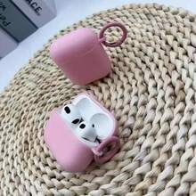 1pc Cute Pink Protective Case Compatible With Apple 1/2/3/Pro2 Series Earphones - Pink - View 11