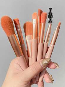12/1 Set Makeup Brush Set, Portable Eyeshadow & Blush Brush Set, Cleansing Sponge Tools, Makeup Sponge, Makeup Tool Set Includes 8 Makeup Brushes + 4 Makeup Sponge Puffs, Cleansing Tools, Face Brush, Eye Brush, Brow Brush, Foundation Brush, Blush Brush, Stippling Brush, Concealer Brush, Makeup Sponge, Makeup Sponge, Soft Bristle Makeup Brushes - Multicolor - View 15