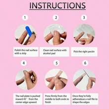 10pcs, Handmade Press-On Nails, Japanese All-Match Pink Ultra-Glitter Mid-Step False Nails, Suitable For Spring And Summer Popular Pure Lust False Nails, Suitable For Daily Wear Of Ladies And Girls, Reusable False Nails Supplies. - Rosa - Visa 3