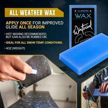 Snowboard And Ski Tuning Kit, With Iron, All - Temp Snowboard Wax, Angled Tuner File - Regular - View 5