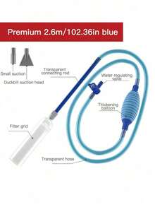 1 Aquarium Cleaner, Water Changer, Gravel Cleaner, Fish Tank Siphon Pump - 1.9m Mini Model - View 6