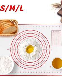 Thảm nướng chống dính bằng silicon, thảm cán bột dùng cho các dụng cụ làm bánh tự chế. - Nhiều màu - Xem 3