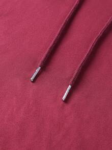 Áo ba lỗ có mũ in chữ ombre hình đầu bò, áo thun nam không tay phong cách đường phố Mỹ, trang phục thể thao năng động. - Màu Đỏ Sâu - Xem 6