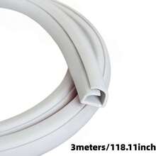 1pc 39.37inch/118.11inch/196.85inch Floor Wire Duct, Anti-Trip Bare Wire, Concealed Soft Cable Channel, Decorative Wire Protection Strip, Suitable For Desktop, Wall, And Floor Installation ﻿ - A - View 16