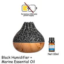 1pc Volcano 300ML Desktop USB Powered Humidifier, Ultrasonic Cold Mist Aroma Diffuser With Flame Night Light, Optional Essential Oils For Home Bedroom Office Yoga - Volcano Humidifier - View 24