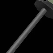 Heavy Duty Honing Steel – Professional Knife Sharpening Rod With Comfort Grip, For Chef Knives, Butcher Knives & Steak Knives - Black and Green - View 7
