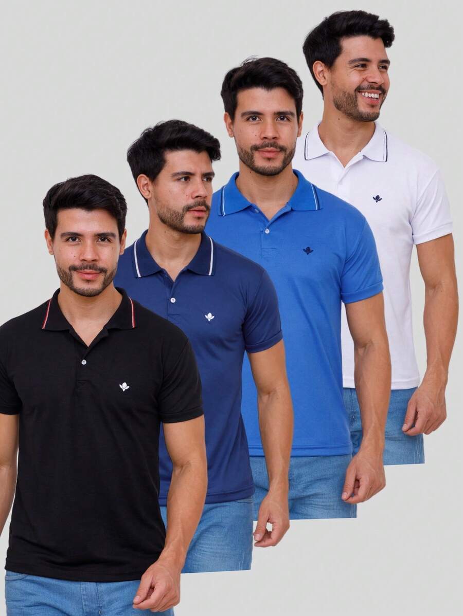 Men Polo Shirts - Multicolor - View 1