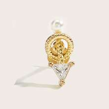 1pc Fashionable Delicate Pearl Arrow Stud Earrings, Suitable For Women's Daily Wear - Arrow - View 9