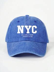 1 chiếc mũ lưỡi trai phong cách Y2K NYC unisex, mũ chống nắng ngoài trời phù hợp cho thể thao và đi làm hàng ngày. - Mũ bóng chày - Xem 12