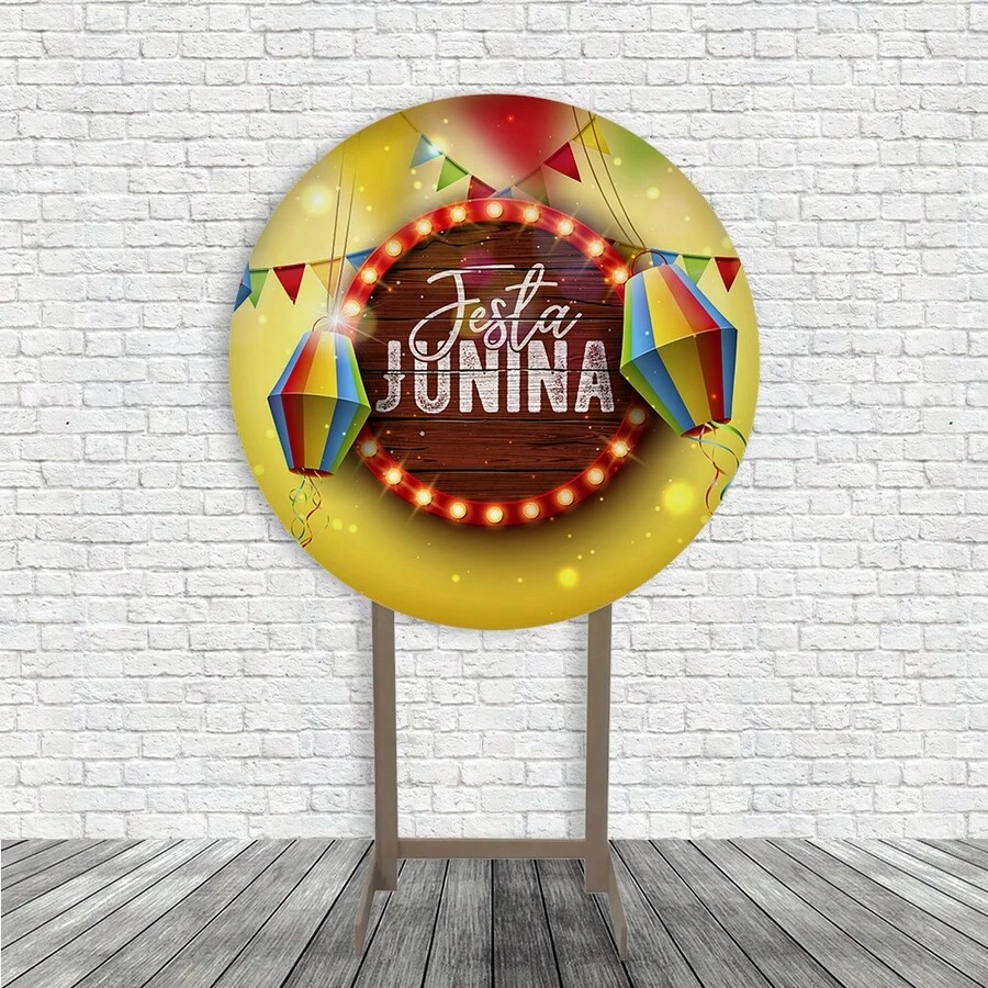 Round Panel Covers Table Panel 50x50 June Festival - PN-067 - View 1