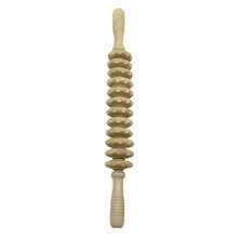 Rolo de Massagem de Madeira para Terapia, Rolo de Massagem para Modelagem Corporal e Drenagem Linfática, Bastão de Massagem de Ponto de Gatilho - Multicolorido - Visão 9