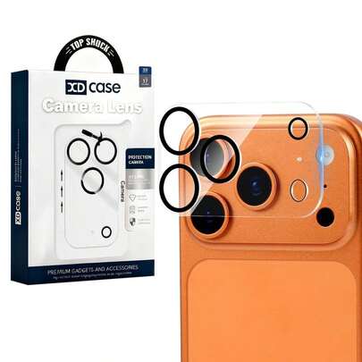 适用于 17 Pro Max 的 XDcase 丝印一体式钢化玻璃后置摄像头贴膜