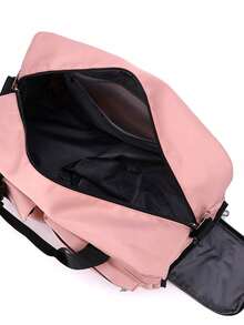 带干湿分离口袋的旅行包，带鞋仓的旅行包，商务旅行、健身、户外活动、学习用品、学生用品、度假用品、带鞋袋的过夜包 - 彩色 - 查看 12