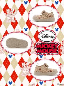 Disney 米奇官方授权合作款 | 一双迪士尼儿童运动鞋，适合日常、节日、运动和户外活动穿着。穿着舒适贴合，防滑、耐磨、透气。（男童运动鞋、男童板鞋、儿童运动鞋、女童运动鞋、女童板鞋） - 米色 - 查看 4