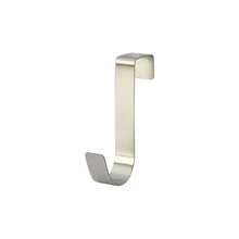 2/5 Pcs Stainless Steel Hooks, Simple Door Hooks, Desktop Drawer Partition Cabinet Door Back Hooks, Reversible And Compatible With Doors And Cabinet Doors - Multicolor - View 7