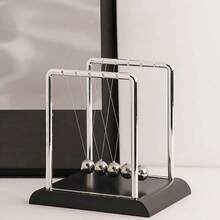 Đồ chơi con lắc Newton bằng kim loại đen, vật trang trí bàn làm việc sáng tạo, dụng cụ mô phỏng vật lý, chuyển động lắc giúp giảm căng thẳng, thích hợp làm quà sinh nhật cho người làm nghề chuyên nghiệp, người đam mê công nghệ, phụ kiện bàn làm việc văn phòng và món quà ý nghĩa. - B - Xem 10