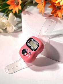 Mini Electronic Finger Counter/Ring-Shaped Manual Counter, Random Color Tasbih, Compact & Cute, Easy To Use, Suitable For Knitting, Prayer Counting, Etc. - Multicolor - View 9