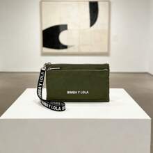 LOLA Coin Purse, BIMBA Clutch, Unisex Tote Bag, Lightweight And Waterproof, With Zipper, Best-Selling Coin Purse - Unisex - 橄欖綠 - 查看 1