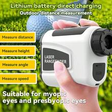 Finder Golf Rangefinder With Slope - 1200 Yards Laser Rangefinder With Flag Lock, 6X Magnification,Range Finder For Rechargeable Golf Range Finder With Flag Lock, Vibration, Golf Accessories For Men And Women - Black - View 5