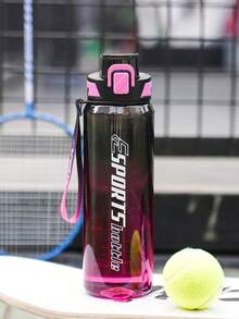 1件 950ml/30oz 或 700ml/24oz 漸層吸管水壺，大容量刻度運動水壺，附編織提把，返校季 - 彩色 - 查看 23