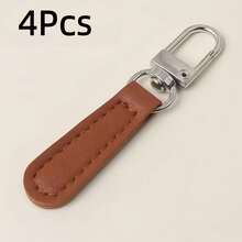 Lengüeta desmontable para cremallera con cuero, cremallera de cuero y metal reemplazable, para bolsos, ropa y diversas cremalleras - multicolor - Ver 23