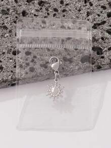 1pc Stainless Steel Sun Pendant With Lobster Clasp 18K Gold Plated Charms DIY Bracelet Necklace Findings Jewelry Making Accessories - Pendants - View 4