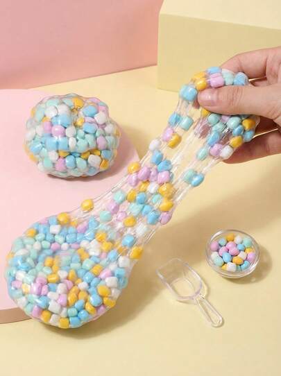 POKOJA LAND Pelota de estrés hecha a mano con xilitol, adecuada para niños y adultos, juguete sensorial de rebote lento que ayuda a regular las emociones y mejorar la atención, pelota de agarre manual, juguete para estirar y estirar, adecuado para niños, adolescentes y adultos, recompensas en el aula, juguete sensorial para ejercitar las manos