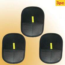 Vật dụng thiết yếu cho người yêu thú cưng! Găng tay loại bỏ lông tĩnh điện/Bàn chải lớn chắc chắn, bề mặt dính hai mặt dễ dàng loại bỏ lông, có thể giặt và bền, chất liệu thoải mái, làm sạch lông thú cưng hiệu quả! - 3 găng tay tẩy lông màu đen - Xem 10