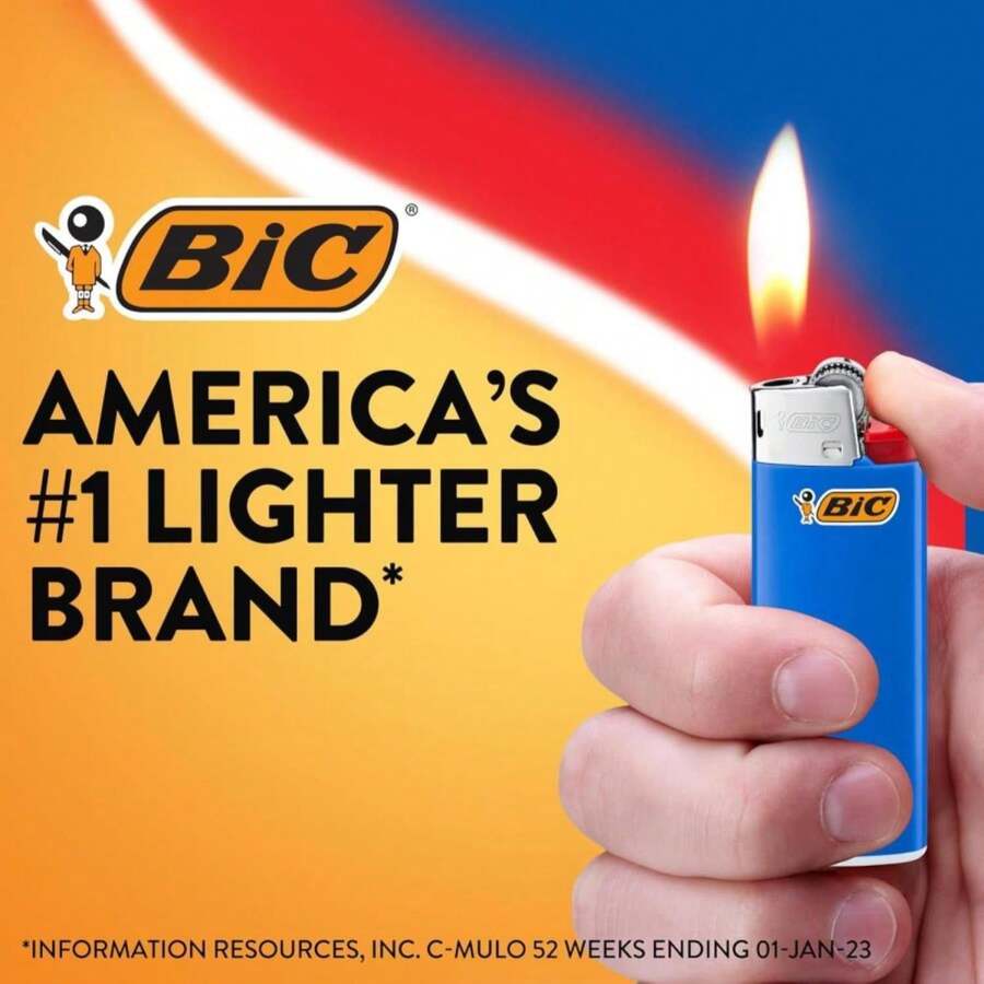 Encendedor Mini BIC, Colección de Moda, Diseños Únicos Surtidos, Paquete de 8 - Blanco - Ver 1