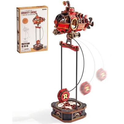  Robotime ROKR Gravity Swing Series 3D Wooden Puzzles - Road Tripper & Deep-Sea Adventurer Model Kits, 228 PCS Motor-Free Balance Toys, STEM Building Sets For Teens & Adults,Decoration And Holiday Gift (MCD03/MCD04), Kids Toys, Toys For Girl