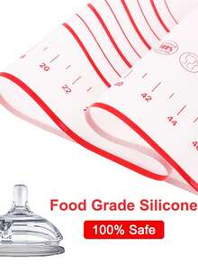 Thảm nướng chống dính bằng silicon, thảm cán bột dùng cho các dụng cụ làm bánh tự chế. - Nhiều màu - Xem 4