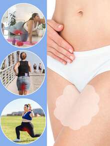 5-50pcs Transparent Anti-Chafing Thigh Bands, Comfortable Protective Pads For Men & Women To Prevent Thigh Rubbing In Summer - Multicolor - View 5