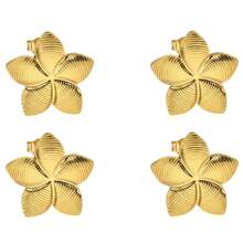 Gold Sunflower Earrings, Accessories, Holiday Gift - Gold - View 14