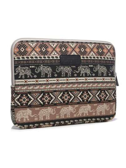  1pc LISEN Elephant Coffee Color Shock-Proof & Water-Resistant Laptop Sleeve, Fits 12-16 Inch MateBook, Legion R7000P Y9000P, ThinkBook 15.6/16 Inch (2021-2026 Models), Air 13/15 Inch M1/M2/M3, Pro 13.3-16 Inch, Products