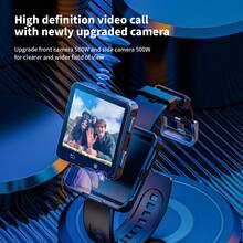 LOKMAT APPLLP 2 MAX 智能手表，配备 2.64 英寸显示屏、可拆卸迷你手机、支持 SIM 卡、独立通话、WiFi、免费下载第三方应用程序、Android 11 操作系统和 MTK 芯片组 - 查看 7