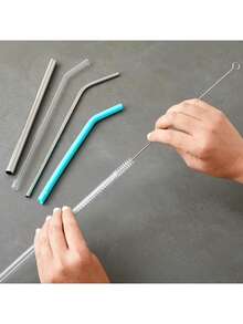 20pcs Metal Straw Cleaner - Extra Long Stainless Steel Brush For Cleaning Reusable Straws, Water Bottles And Pipes - 20pcs - View 5