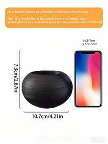 大型黑色复古花瓶，高脚落地花瓶，质朴陶瓷风格。适合家居装饰、玄关摆设、餐桌布置或作为乔迁礼物。 - 多色 - 查看 6